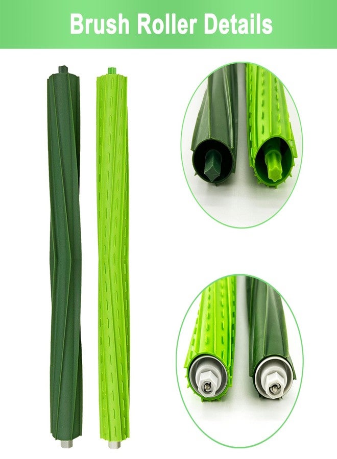 مجموعة من 9 قطع غيار بديلة لروبوت التنظيف Roomba s9، متوافقة مع iRobot Roomba s9+ (9550) وS9 (9150)، تتضمن فرشاة مطاطية، 4 فلاتر، و4 فرش جانبية. - Image 4